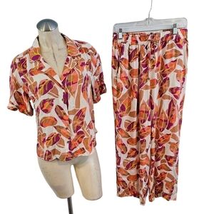 Jane & Delancey Size L Shirt Pants Set 2 Piece